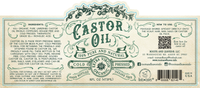 Organic Cold Pressed Castor Oil Hexane Free USA bottled