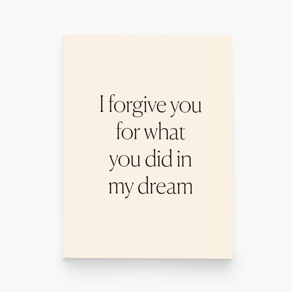 In My Dream Greeting Card