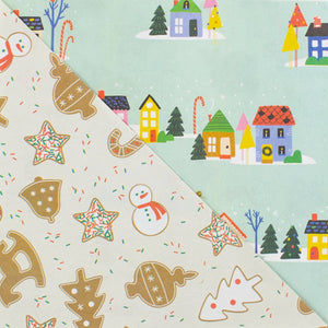 Home For The Holidays / Christmas Cookies Eco Wrapping Paper