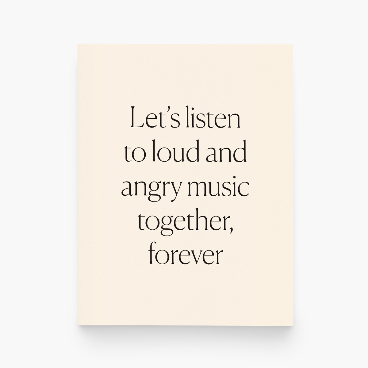 Loud & Angry Music Greeting Card