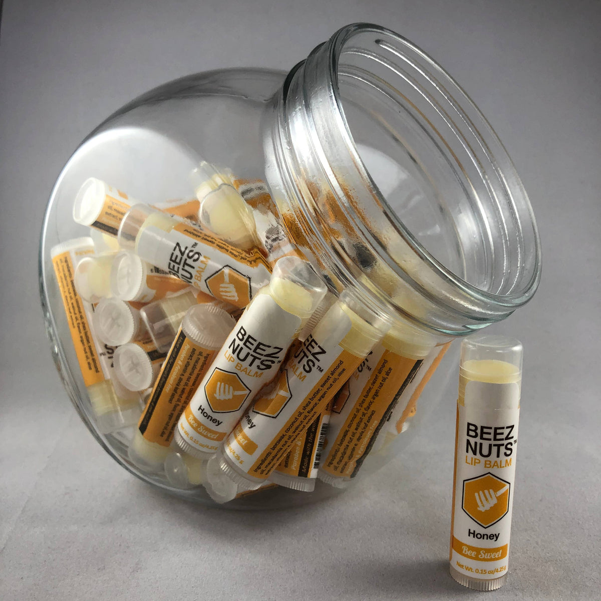 Beez Nuts Lip Balms Fishbowl Display