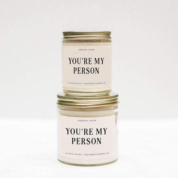 You're My Person Candle