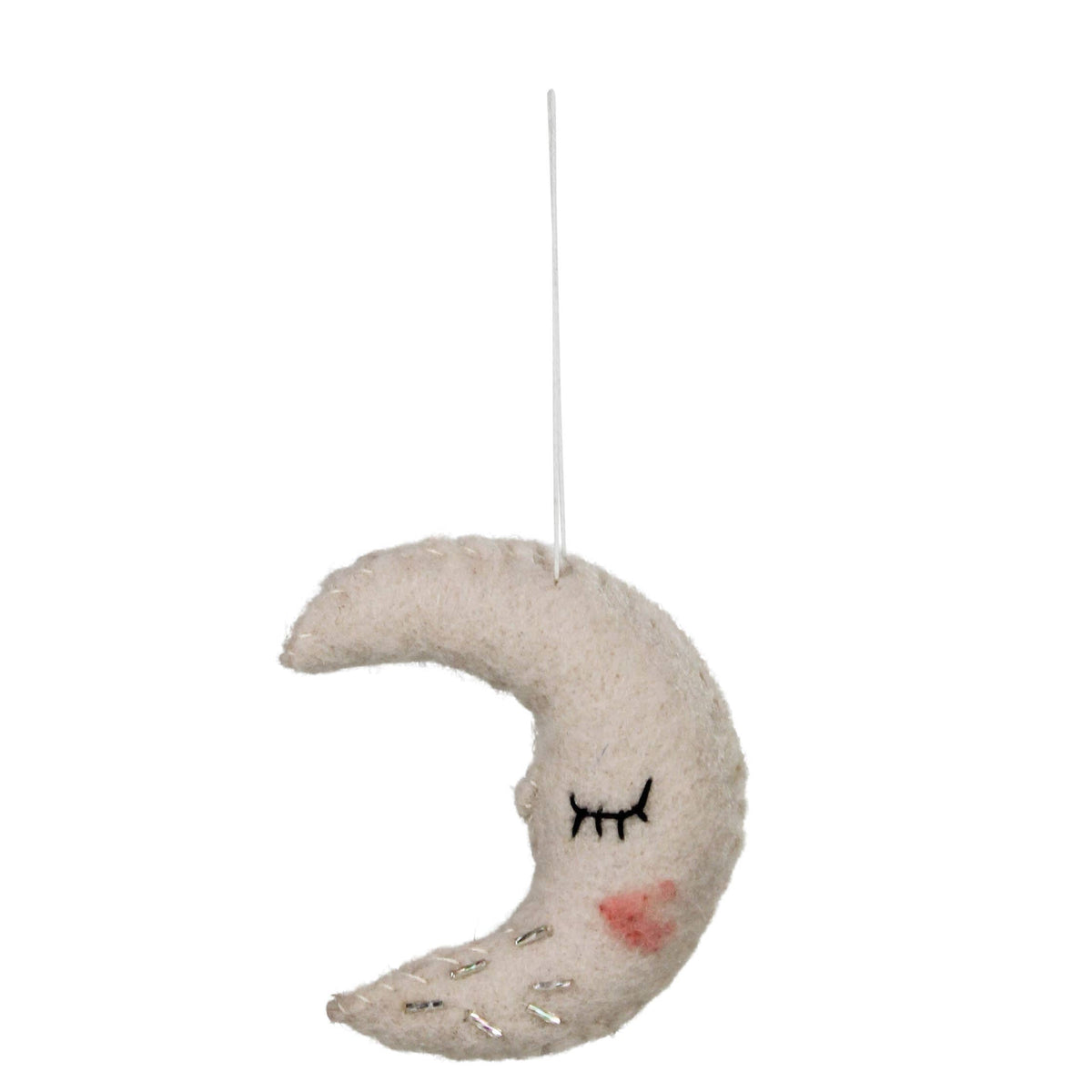 Moon Ornament, Felt