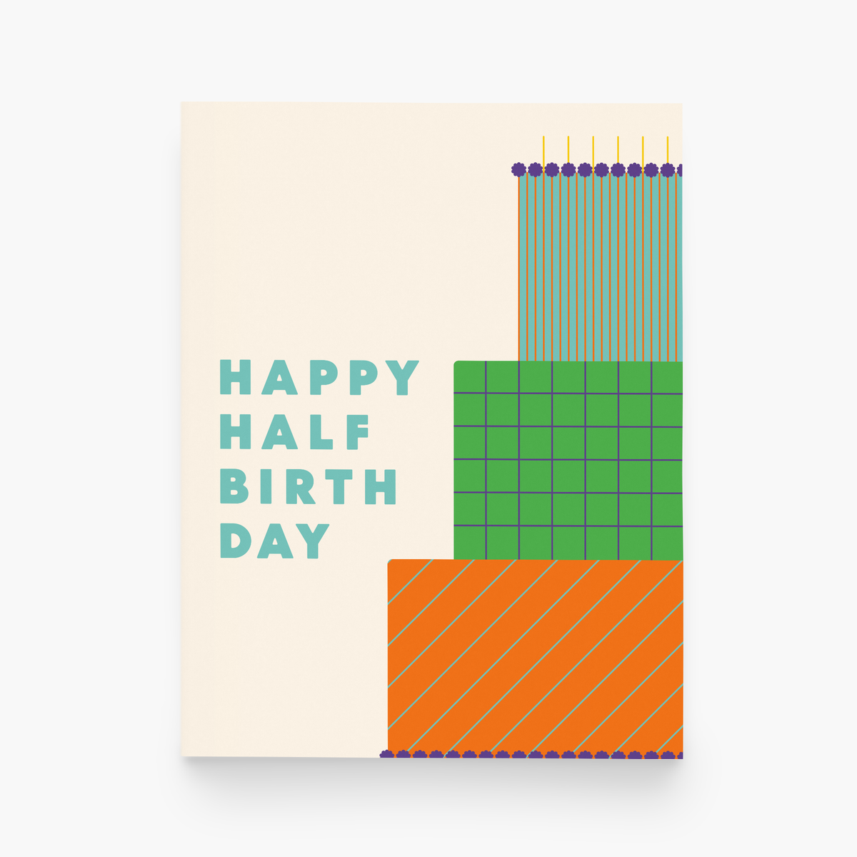 Happy Half Birthday Greeting Card