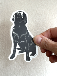 Black Lab STICKER