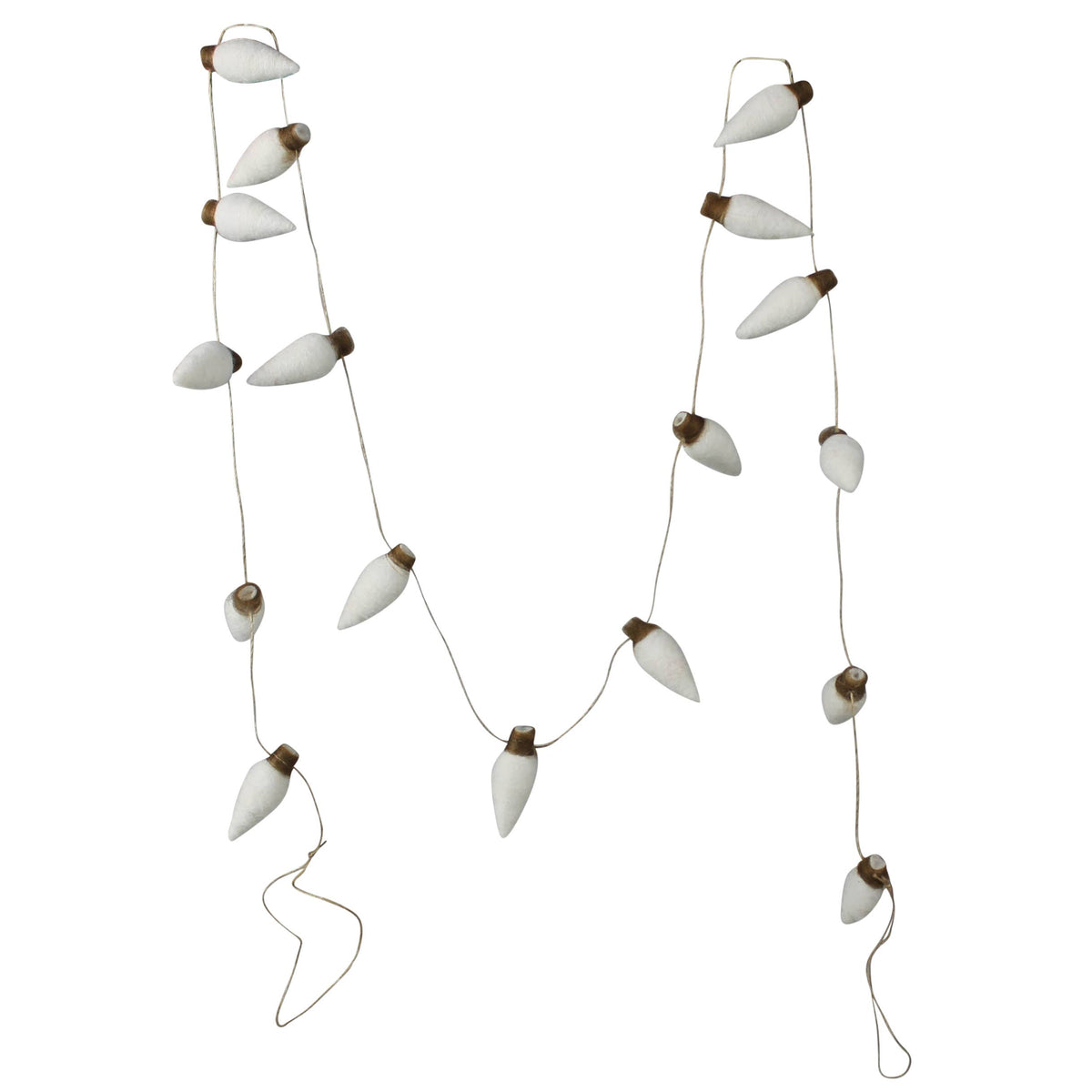 String of Lights, Felt - White