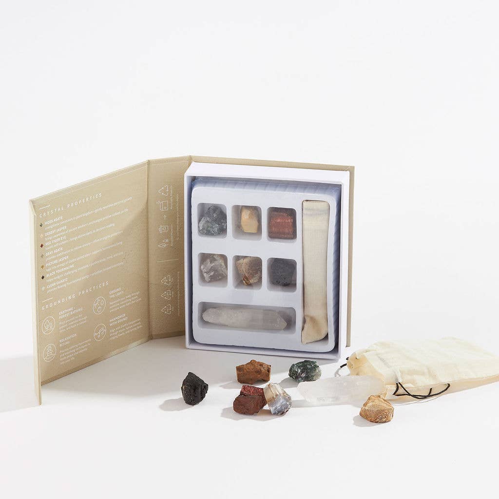 Grounding Stones Boxed Crystal Collection