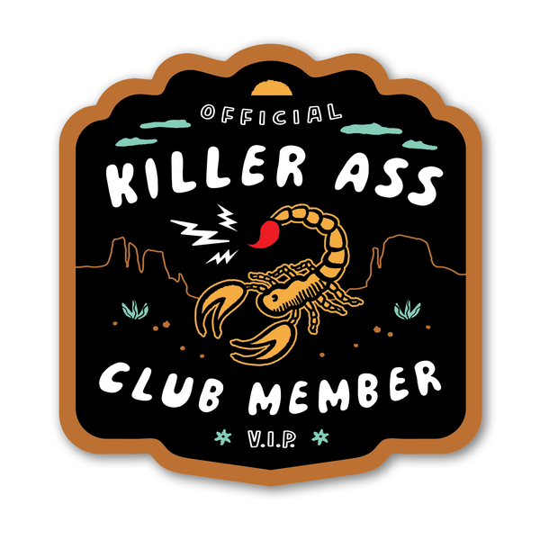 Killer Ass Scorpion Sticker
