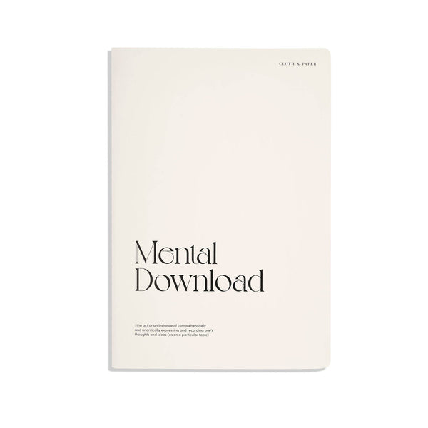 Mental Download Notebook