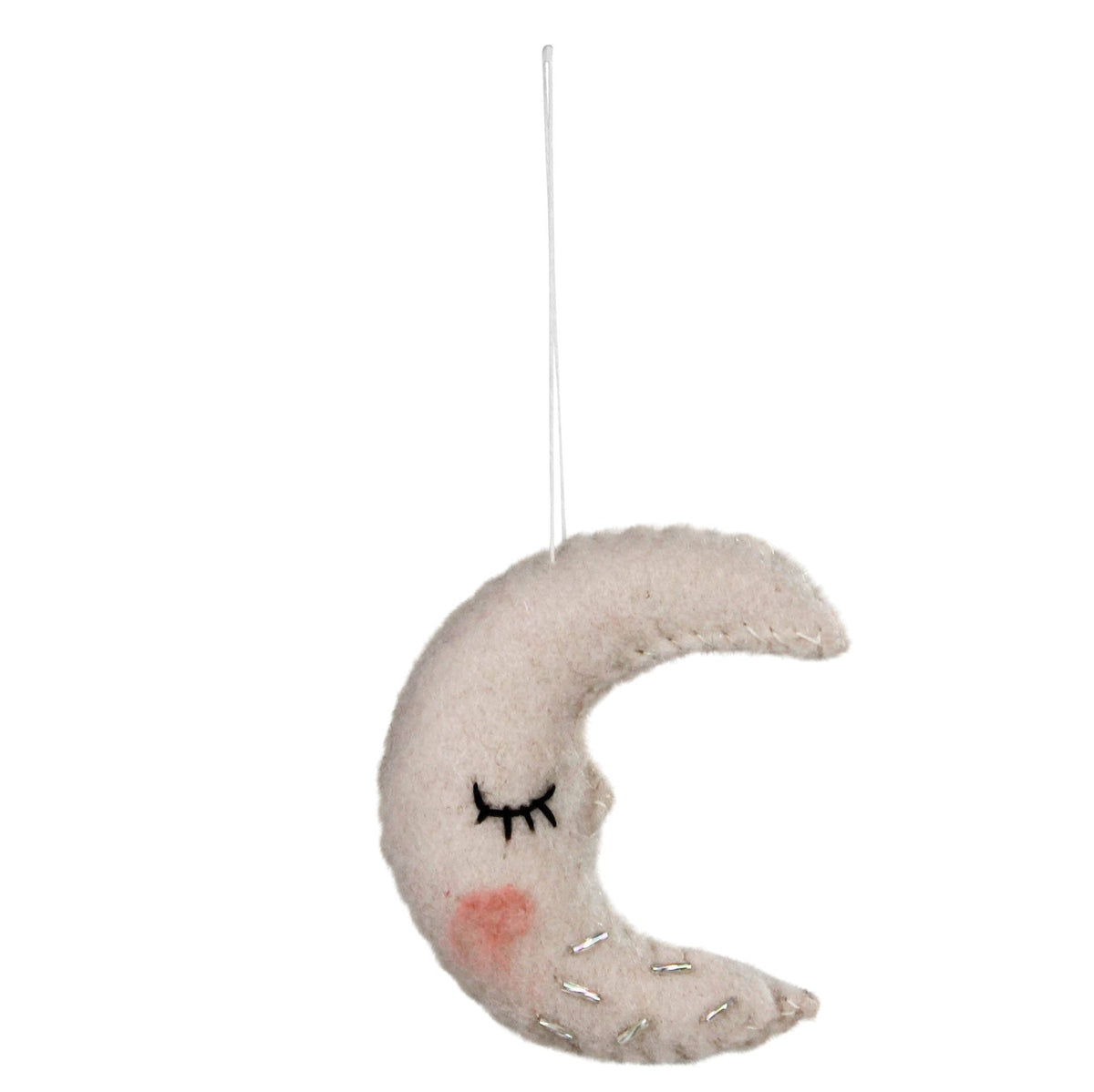 Moon Ornament, Felt