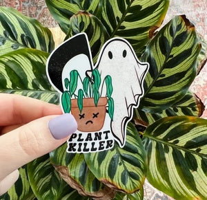 Plant Killer Sticker