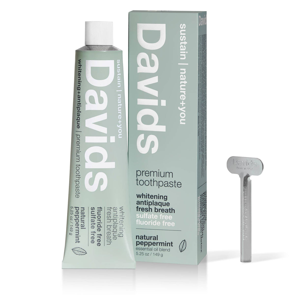 Davids premium toothpaste  /  peppermint