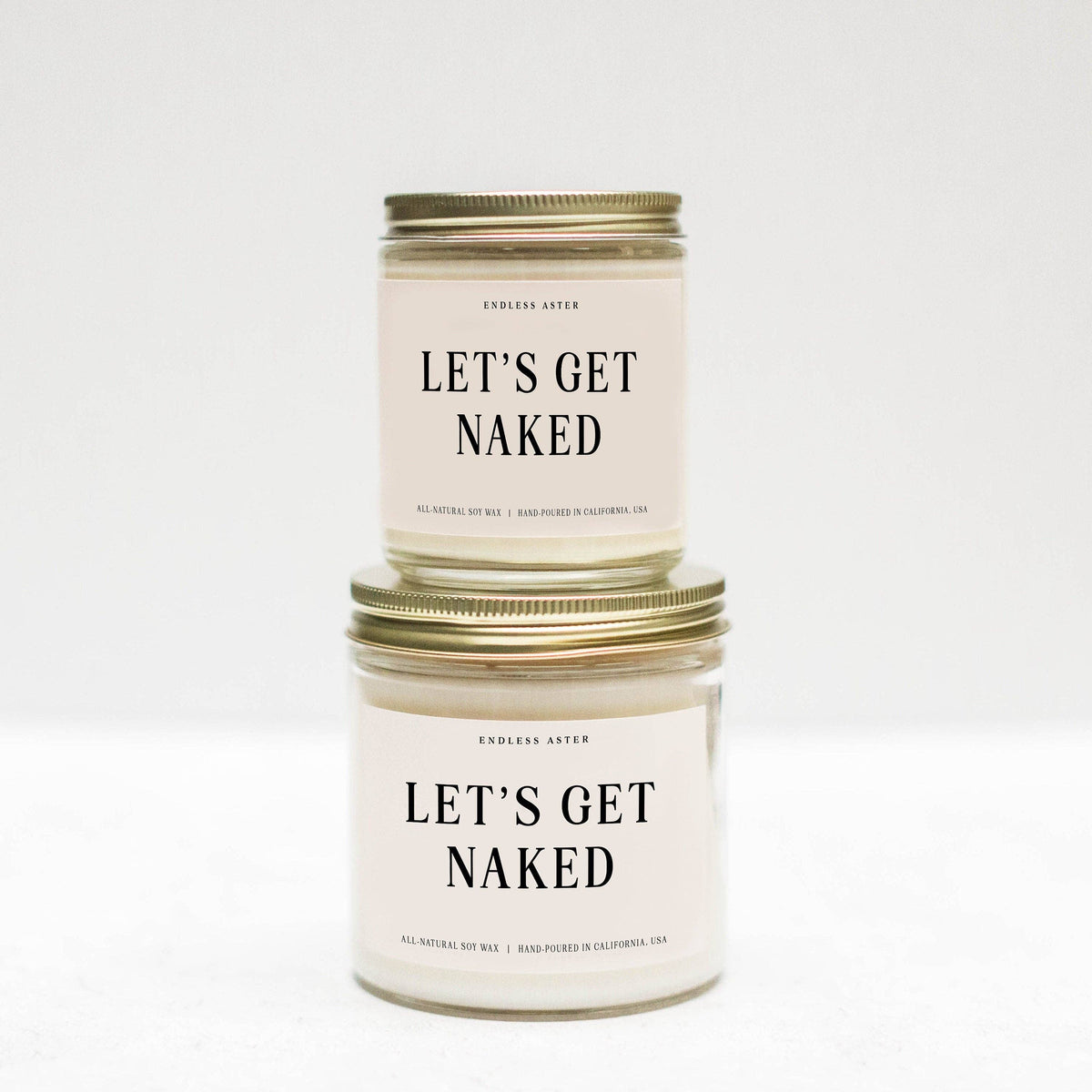 Lets Get Naked Candle