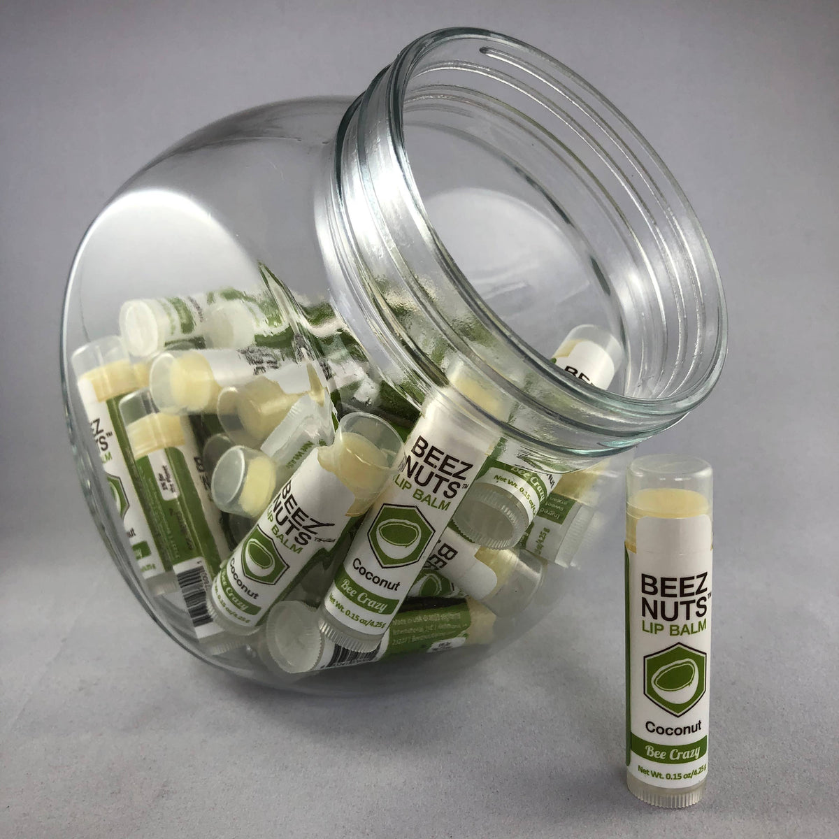 Beez Nuts Lip Balms Fishbowl Display