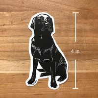 Black Lab STICKER