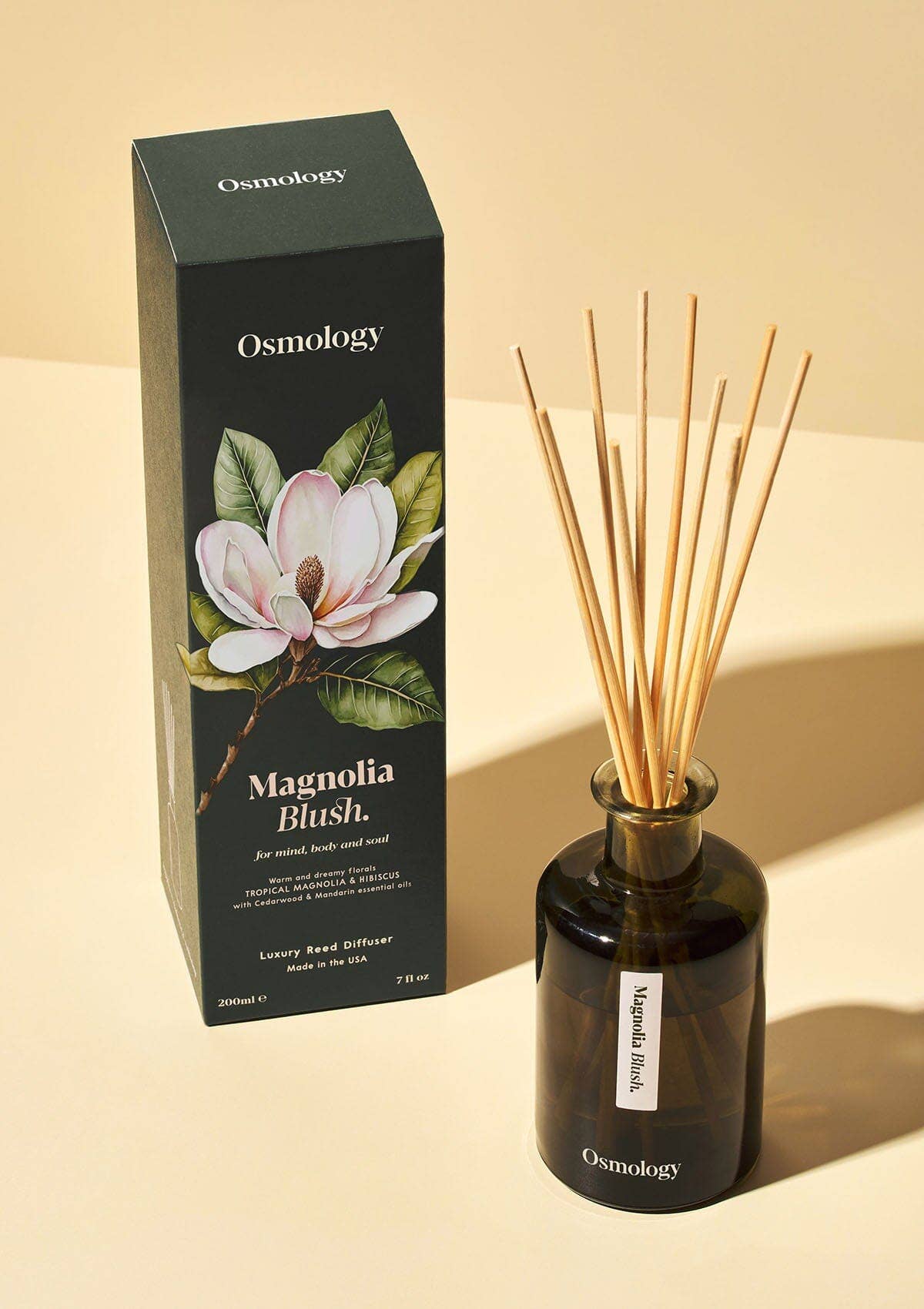 Magnolia Blush Reed Diffuser - Magnolia, Hibiscus, Cedarwood and Mandarin