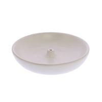 Luna Incense Holder - Round - Matte White