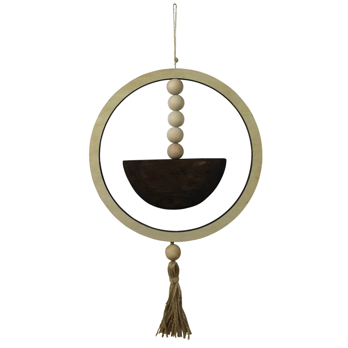 Celestial Wall Hanging with Half Circle, Wood