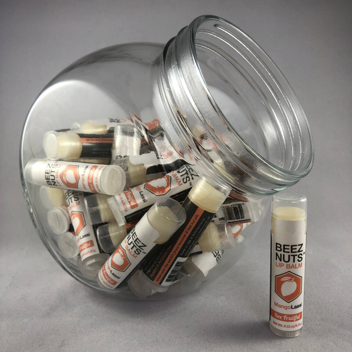 Beez Nuts Lip Balms Fishbowl Display