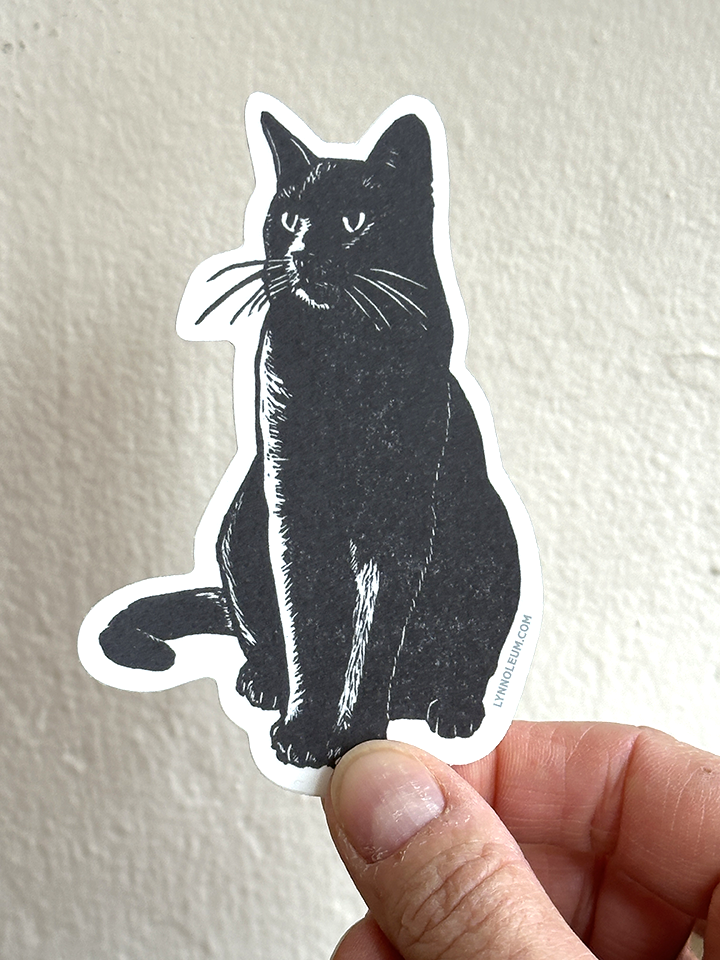 Black Cat STICKER