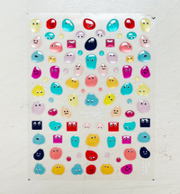 Nail Art Smile Jelly Stickers
