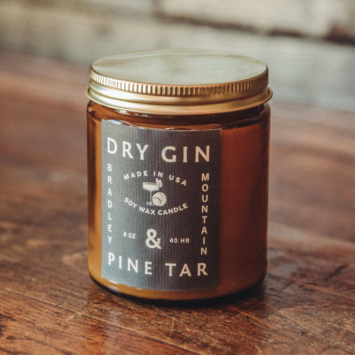 Dry Gin & Pine Tar Candle