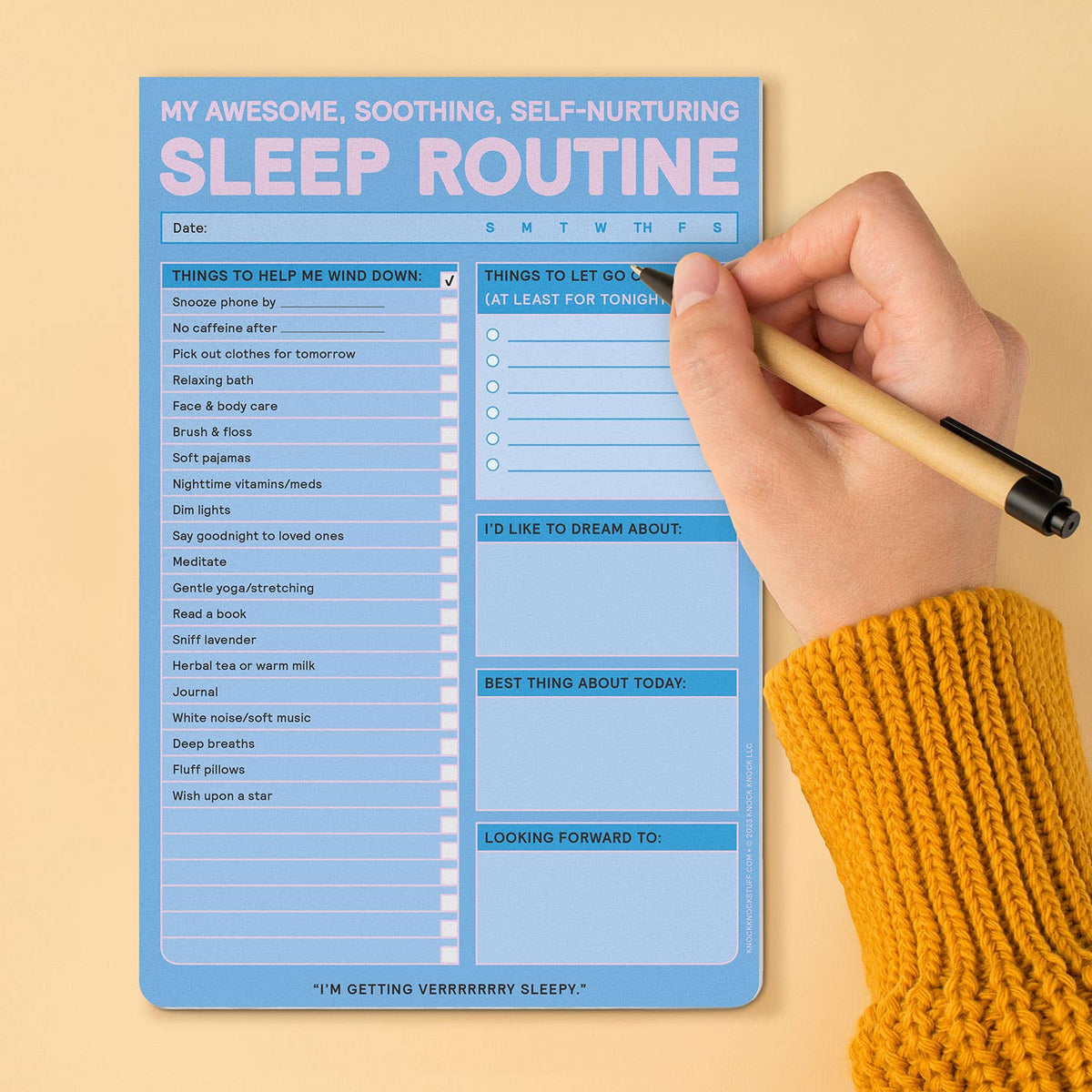 Sleep Routine Pad (Pastel Version)