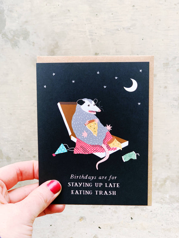 Birthday Possum Card