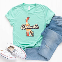 Retro Delaware | Short Sleeve Graphic Tee