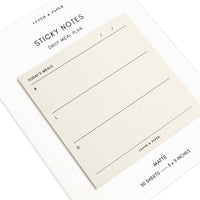 Daily Meal Plan Sticky Notes