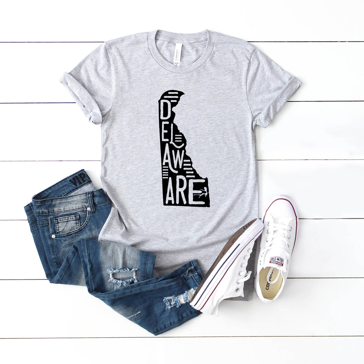 Delaware Typography | Short Sleeve Graphic Tee