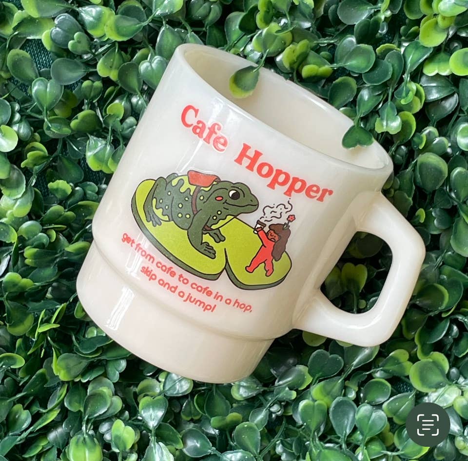 "Cafe Hopper" Vintage Diner Mug