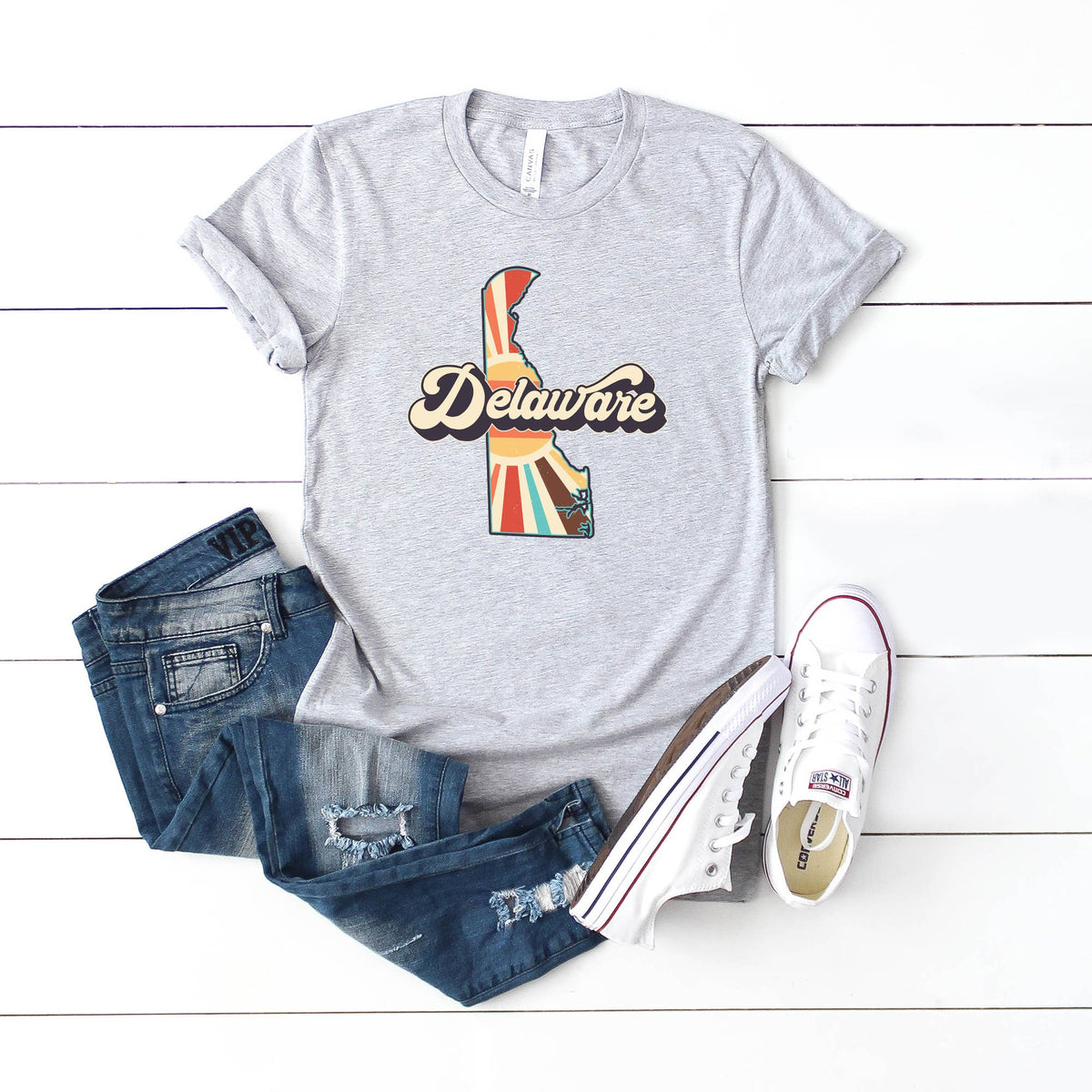 Retro Delaware | Short Sleeve Graphic Tee