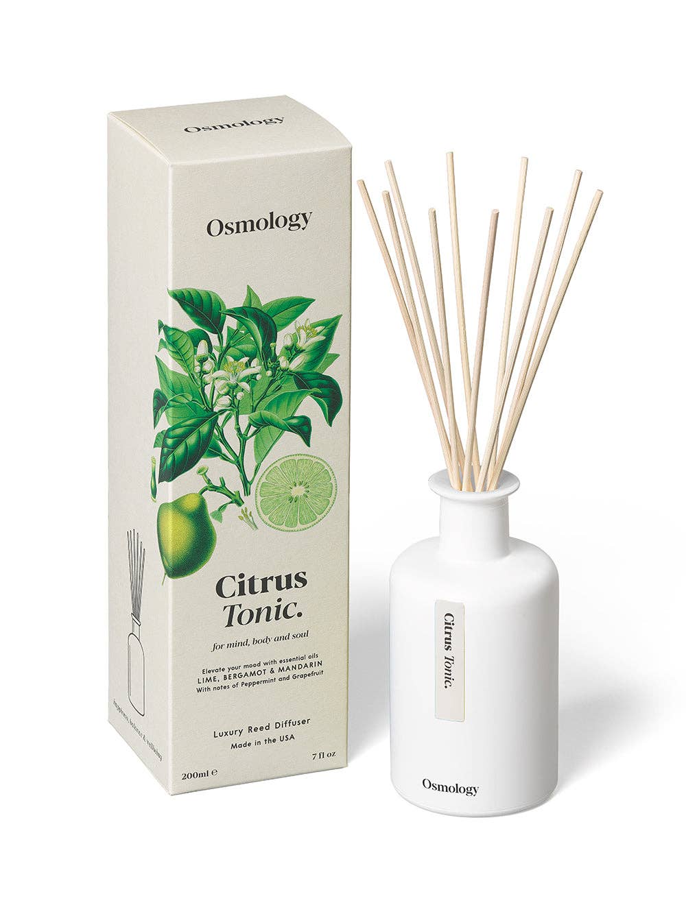 Citrus Tonic Reed Diffuser - Lime Bergamot and Mandarin