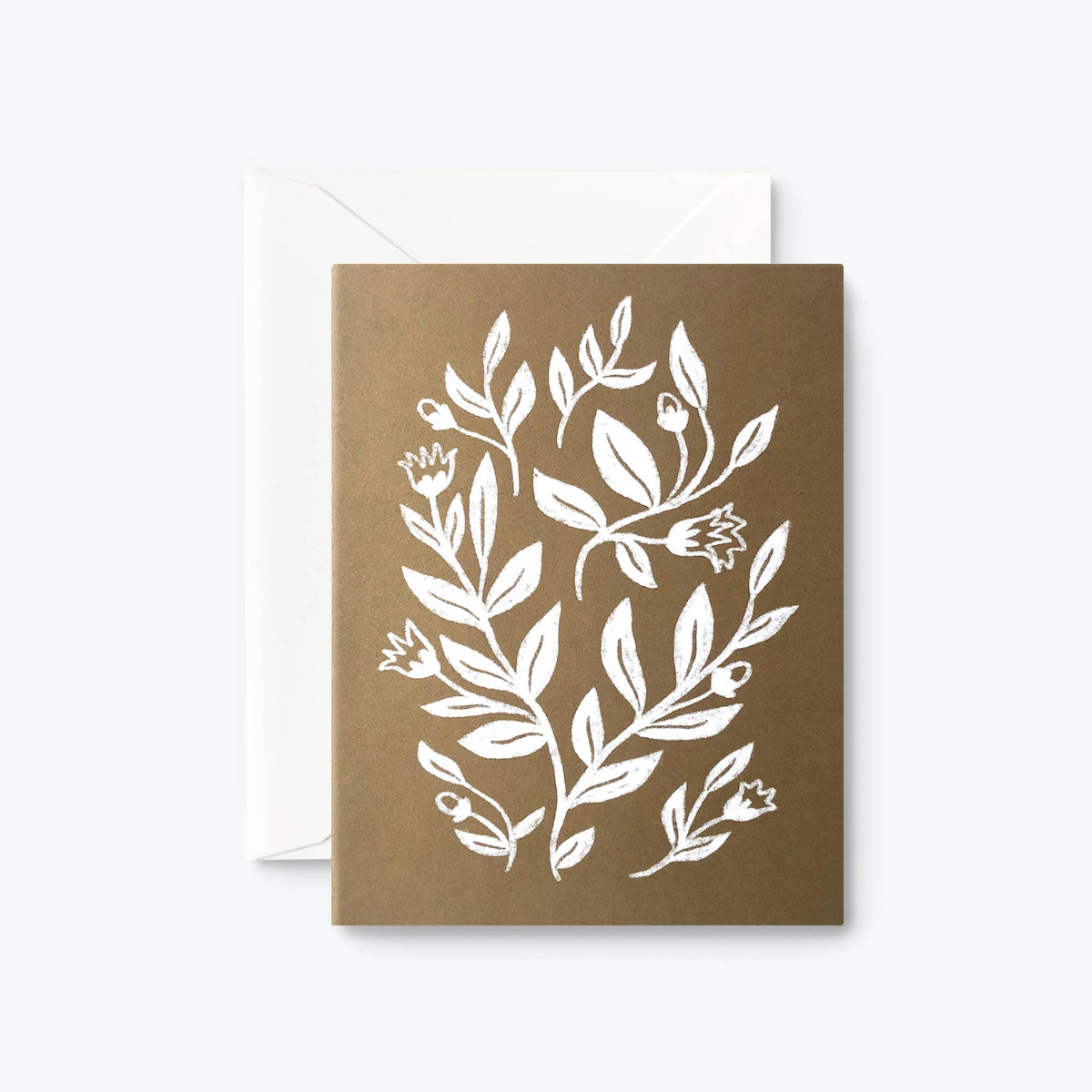 Gold Leaves Card