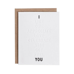 I ____ You Color-in Greeting Card Pack