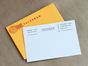 Telegram Stationery Set