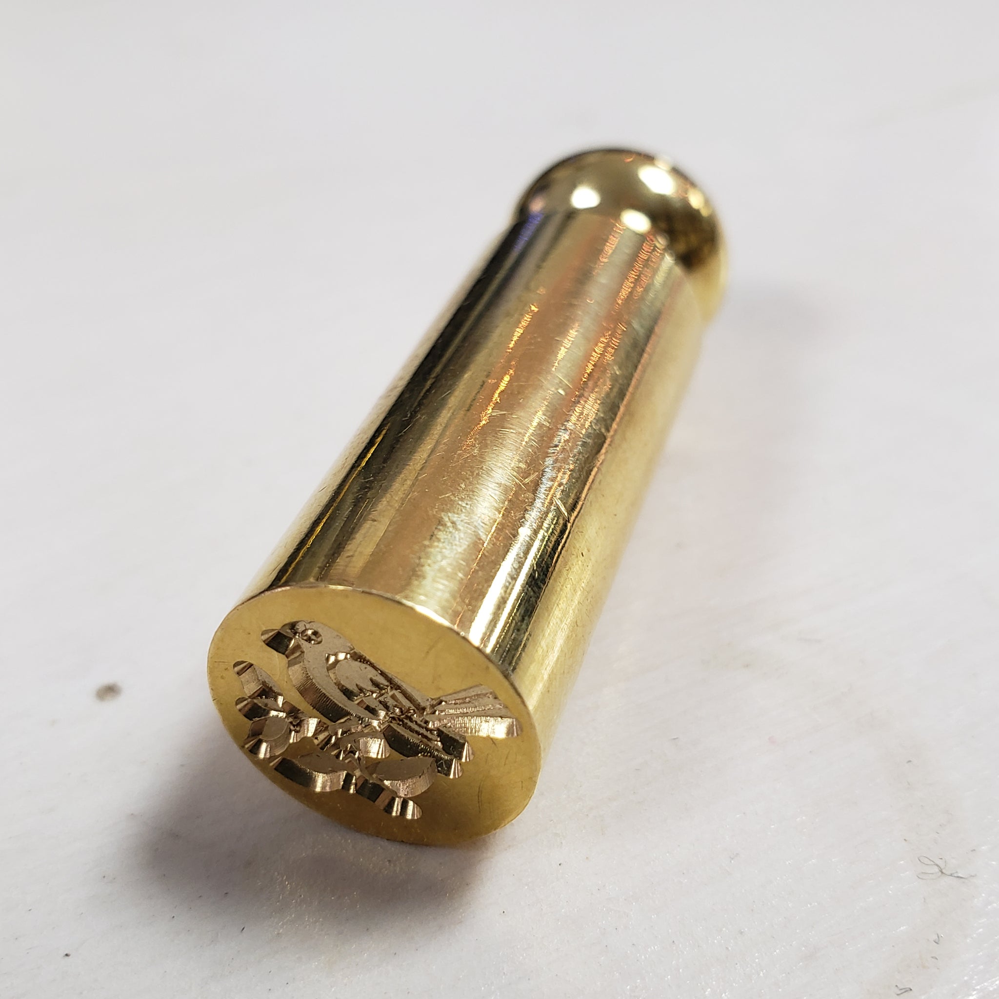 Wax Seal Solid Brass Bullet - Bird