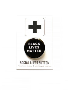BLACK LIVES MATTER BLM pinback button