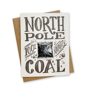 North Pole Coal Card