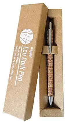 Eco Cork Pen With Refill ( Stripe)