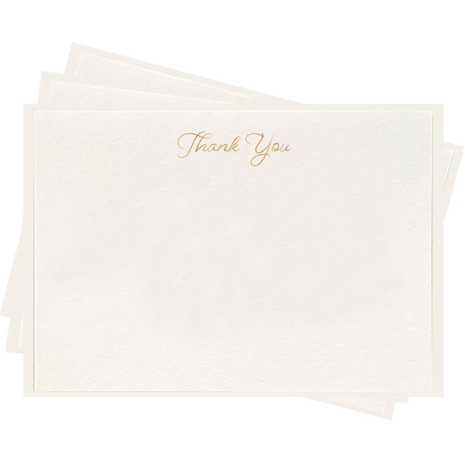 Thank You - Fancy Flat Notes