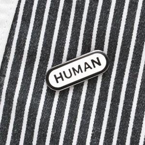 HUMAN Enamel Pin
