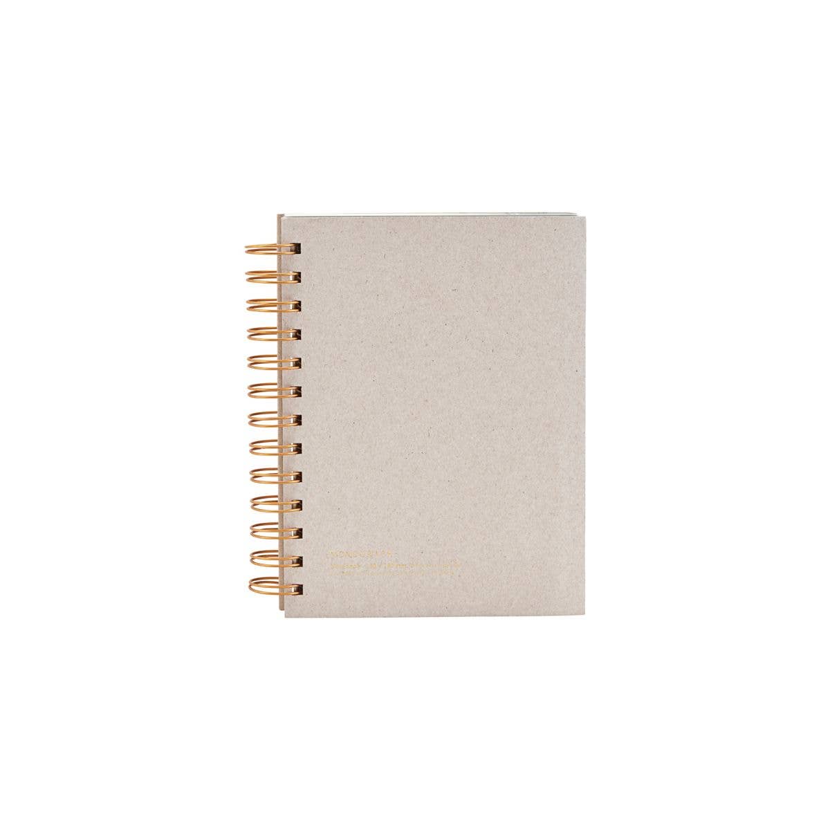 Small Tab Notebook in Grey