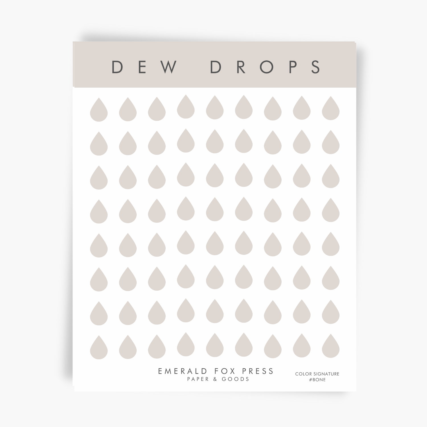 Dew Drops - Planner Sticker Sheet