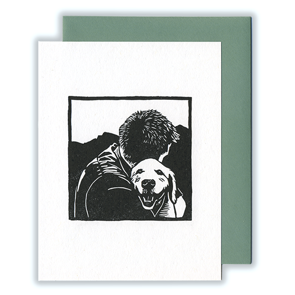 Person/Dog Hug CARD