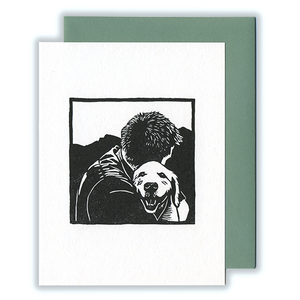 Person/Dog Hug CARD
