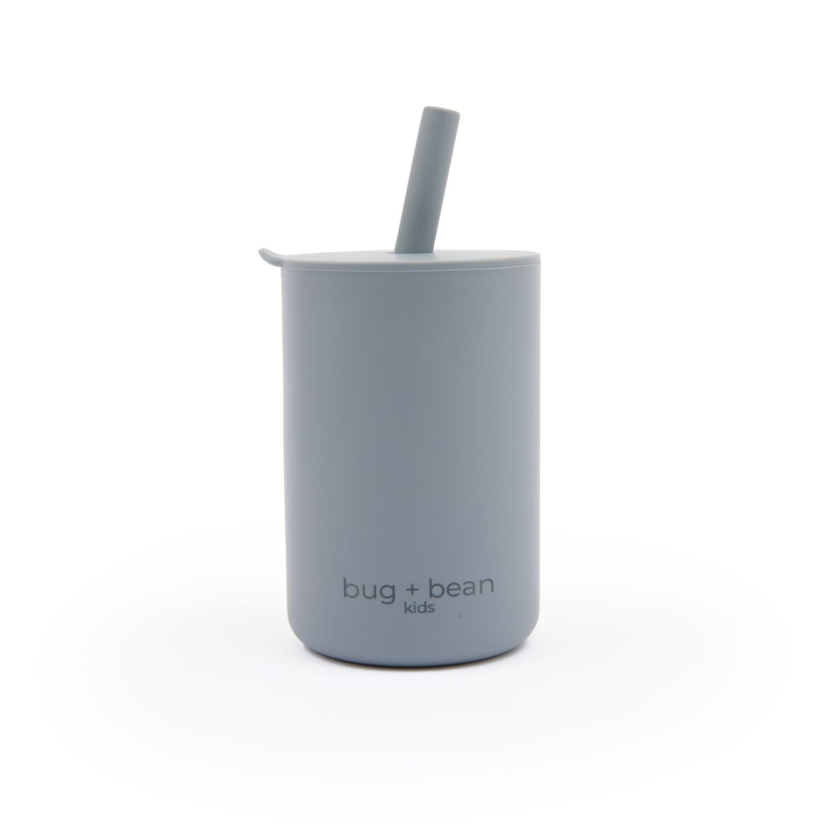 Silicone Cup with Lid + Straw - Cloud