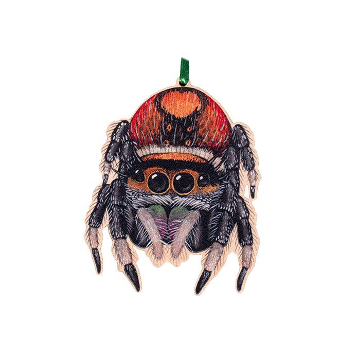 Regal Jumping Spider Keepsake Holiday Ornament