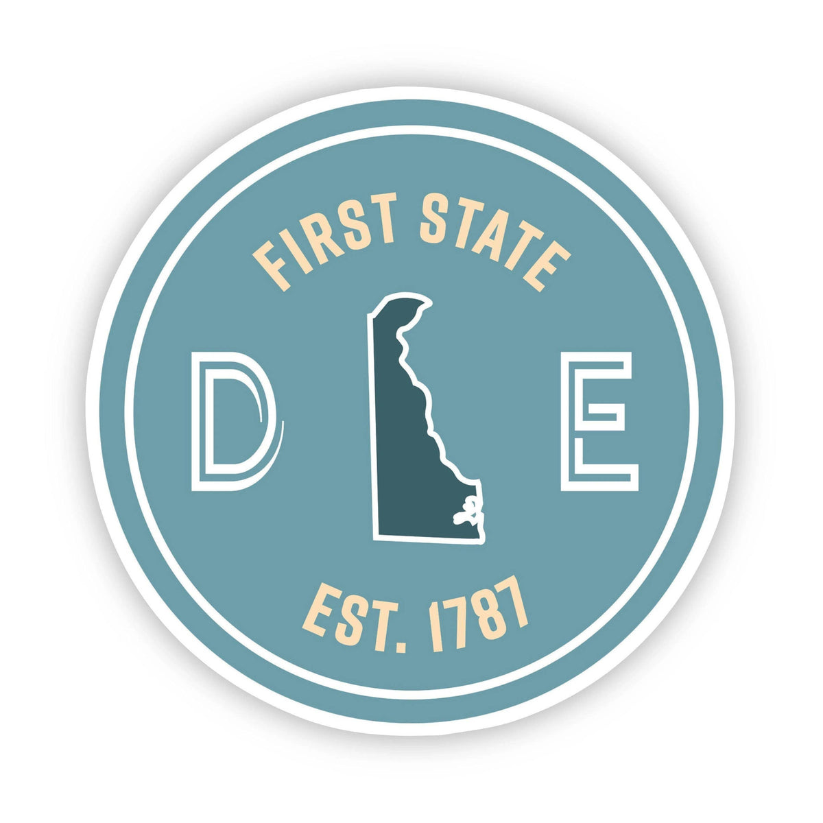 First State Delaware Sticker